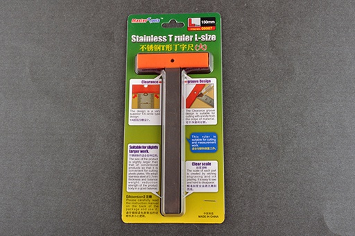 [ TRU09987 ] Trumpeter stainless T ruler L-size 150mm