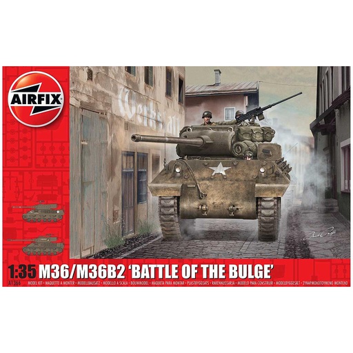 [ AIRA1366 ] Airfix Mg36/M36B2 'battle of the bulge' 1/35
