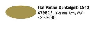 [ ITA-4796AP ] Italeri flat panzer dunkelgelb 1943  20ml