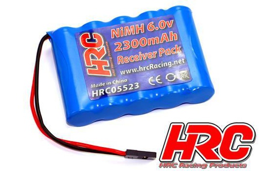 [ HRC05523F ] Receiver Pack 6V - 2300mAh jr plug