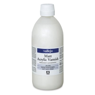 [ VAL28518 ] Vallejo Matt Acrylic Varnish Permanent-Quickdrying 500ml