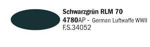 [ ITA-4780AP ] Italeri Schwarzgrün RLM70 20ml