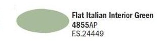 [ ITA-4855AP ] Italeri flat italian interior green 20ml