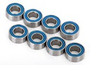 [ TRX-7019R ] Traxxas Ball Bearings,blue rubber sealed 4x8x3 - 8pcs-TRX7019R