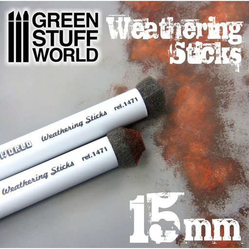 [ GSW9312 ] Green stuff world weathering sticks 15mm (2pcs)