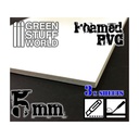[ GSW9307 ] Green stuff world foamed PVC 5mm - 200x300mm