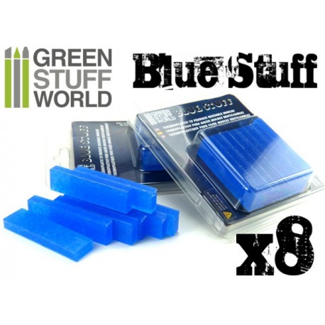[ GSW8436554365159 ] Green stuff world blue stuff molds (8 bars)
