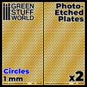 [ GSW8436574506068 ] Green stuff world photo-etched plates circles 1mm (2 stuks)