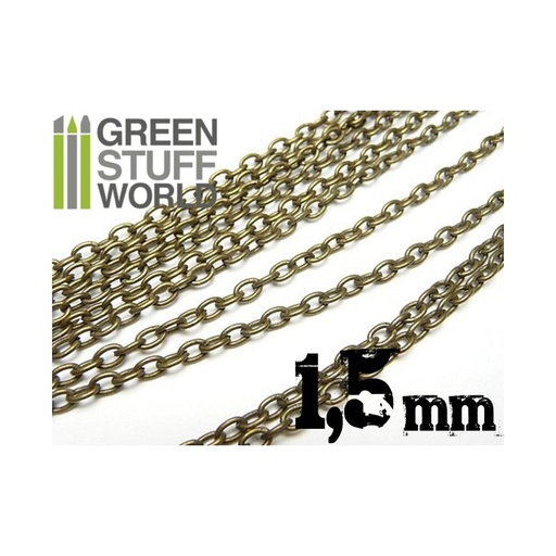 [ GSW1040 ] Green stuff world chain 1.5mm messing