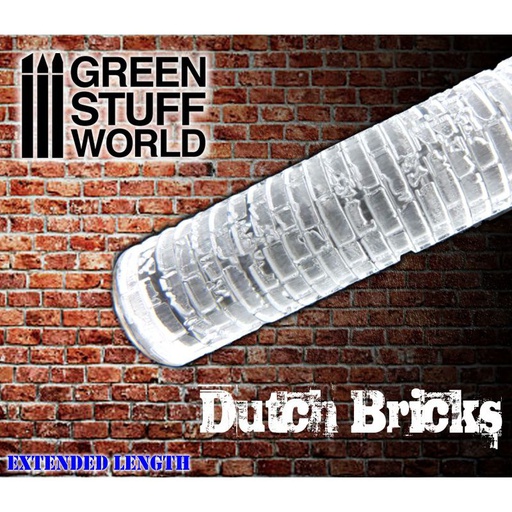 [ GSW1336 ] Green stuff world Dutch bricks rolling pin