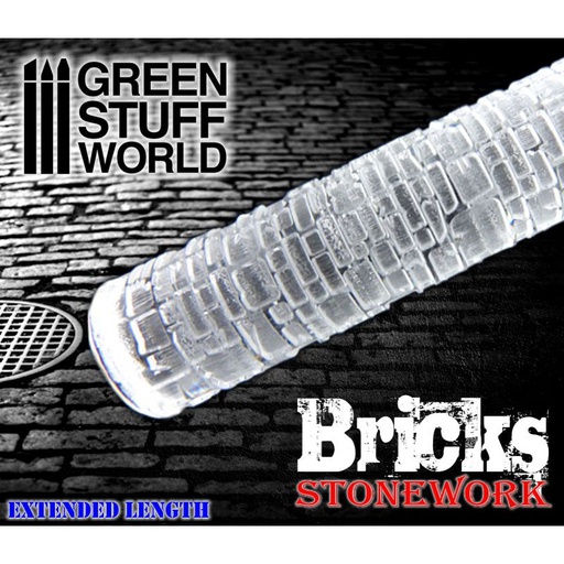 [ GSW1162 ] Green stuff world Bricks rolling pin