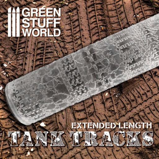 [ GSW2304 ] Green stuff world tank tracks rolling pin