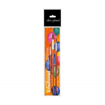 [ ELP-11560 ] Elco pony haar penseelset punt 2-4-6