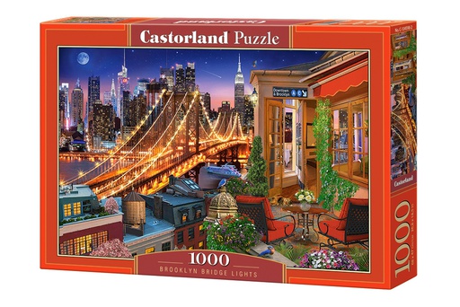 [ CASTOR104598 ] Castorland puzzle brooklyn bridge lights 1000 stukjes