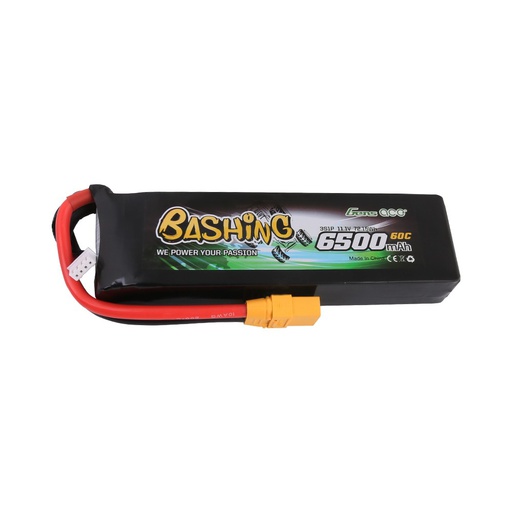 [ B-60C-6500-3S1P ] Gens ace 11.1V 60C 6500Mah battery met XT-90 connector