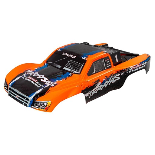 [ TRX-5850 ] Traxxas body slash 4x4, orange (painted, decals applied)-TRX5850 