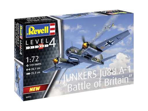 [ RE04972 ] Revell Junkers Ju88 A-1 "battle of britain" 1/72