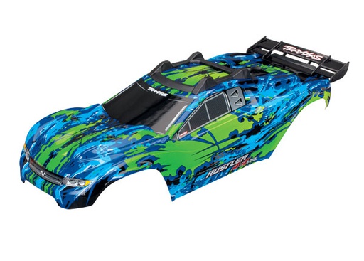 [ TRX-6717G ] Traxxas body rustler 4x4 VXL green-TRX6717G