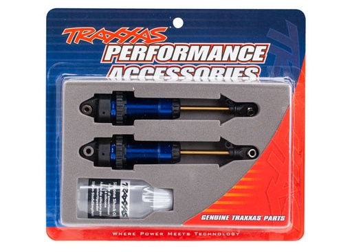 [ TRX-7462 ] Traxxas shocks, GTR XX-long blue-anodized - TRX7462