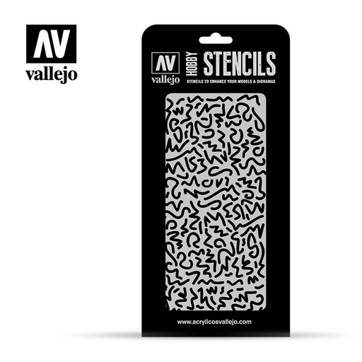 [ VALCAM001 ] Vallejo Luftw.Shingles Camo 125x250 1/32