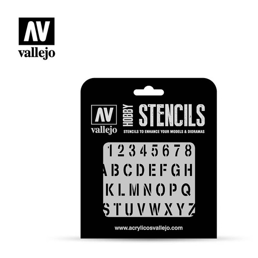 [ VALLET002 ] Vallejo Stamp Font 125x125 1/35