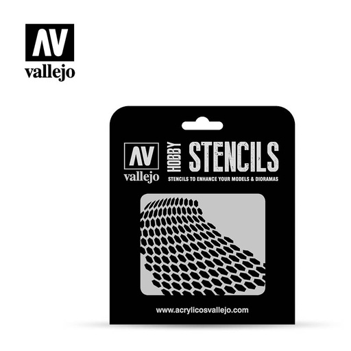 [ VALSF003 ] Vallejo Distorted Honeycomb 125x125