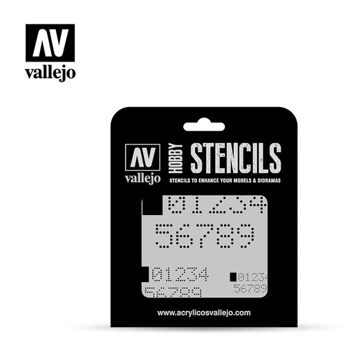 [ VALSF004 ] Vallejo Digital Numbers 125x125
