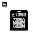 [ VALSF005 ] Vallejo Radioactivity Signs 125x125