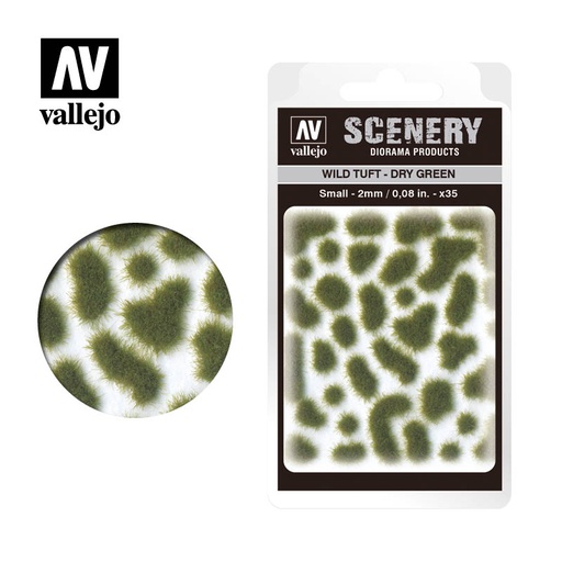 [ VALSC401 ] Vallejo Wild Tuft - Dry Green 2 mm.