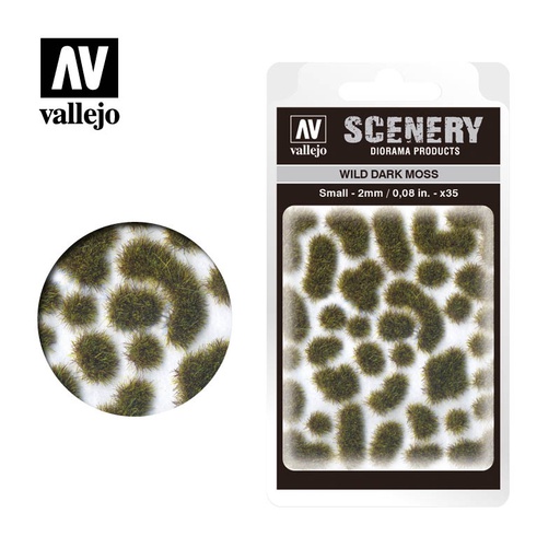 [ VALSC402 ] Vallejo Wild Dark Moss 2 mm.
