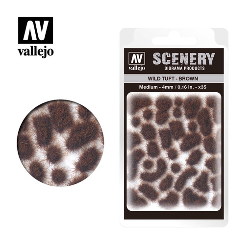 [ VALSC411 ] Vallejo Wild Tuft - Brown 4 mm.