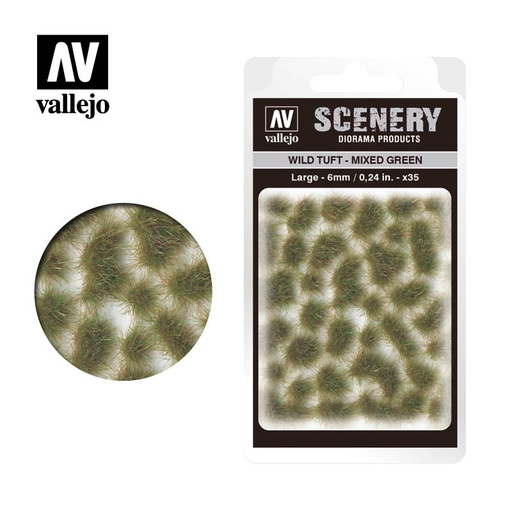 [ VALSC416 ] Vallejo Wild Tuft - Mixed Green 6 mm.
