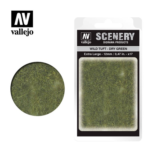 [ VALSC424 ] Vallejo Wild Tuft - Dry Green 12 mm.