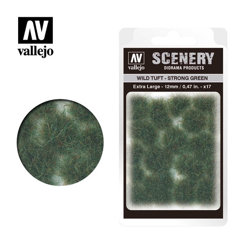 [ VALSC427 ] Vallejo Wild Tuft - Strong Green 12 mm.