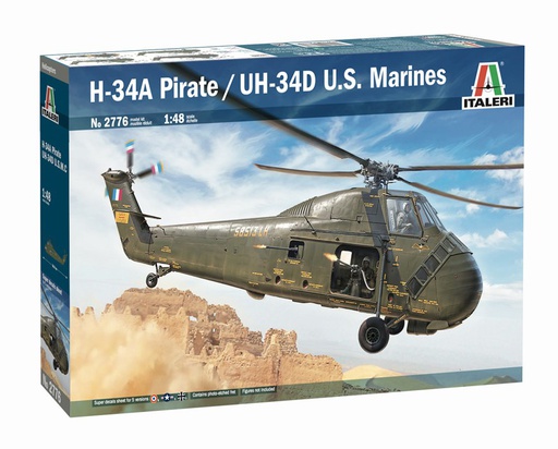 [ ITA-2776S ] Italeri H-34A pirate UH-34D U.S. marines 1/48