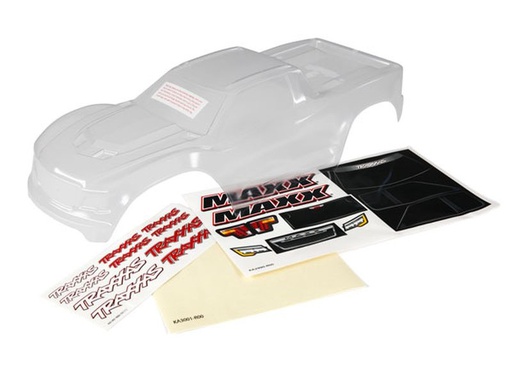 [ TRX-8911 ] Traxxas body maxx clear with decals - TRX8911