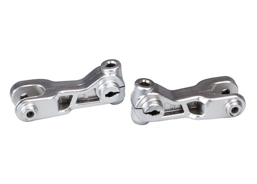 [ TRX-8596X ] Traxxas sway bar arms, front (satin-plated) - TRX8596X