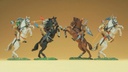 [ PRE51046 ] Preiser norman riding with spear (1 figuur)
