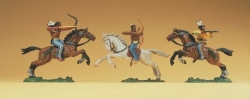 [ PRE54655 ] Preiser indian riding with bow (1 figuur)