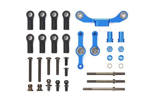 [ T54965 ] Tamiya TT-02 Type -S Aluminium steering set (long tie-rod)