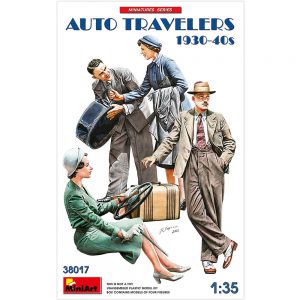 [ MINIART38017 ] Auto Travelers 1930-40s (Miniatures Series)