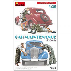 [ MINIART38019] Car Maintenance 1930-40s (Miniatures Series)