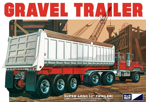 [ MPC823 ] Gravel Trailer Super Long 12'' Trailer