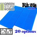 [ GSW1420 ] Green stuff world Silicone molds - RIVETs