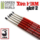 [ GSW1528 ] Green stuff world color shaper RED size #2 Xtra firm