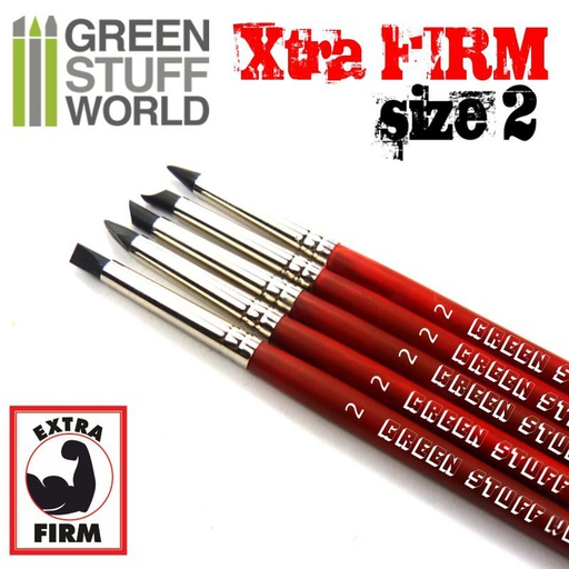 [ GSW1528 ] Green stuff world color shaper RED size #2 Xtra firm