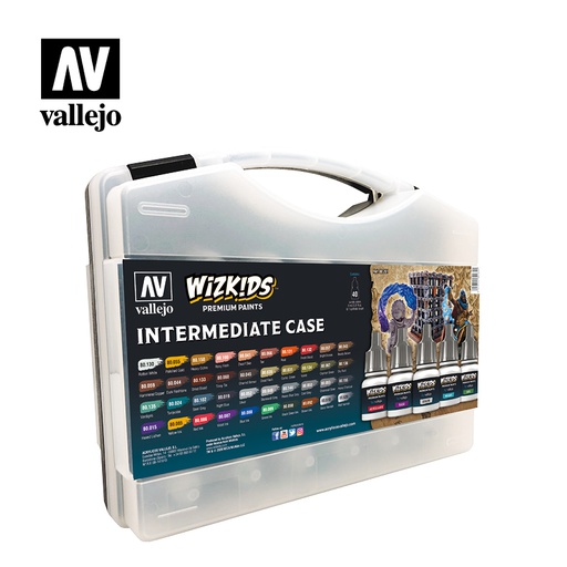[ VAL80261 ] Vallejo wizkids intermediate case 40pcs