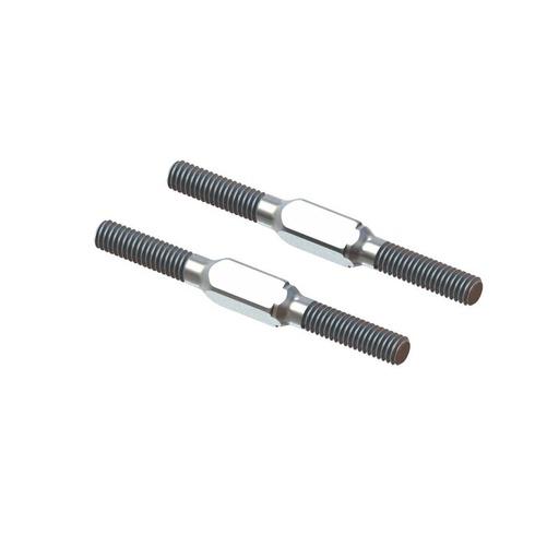 [ ARA340176 ] Arrma steel turnbuckle M4x45mm Silver (2)