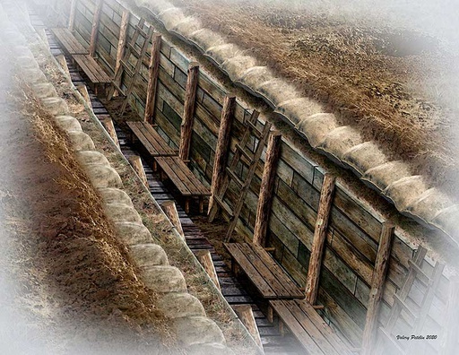 [ MB35174 ] Masterbox The Trench. WWI & WWII era 1/35
