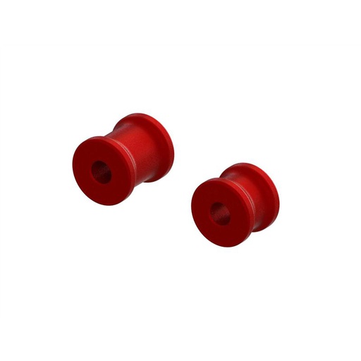 [ ARA320569 ] Arrma aluminium chassis brace spacer set red